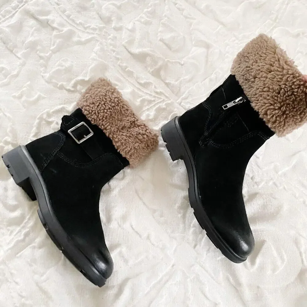 Ugg Harrison Cuff Boots Size 6 New